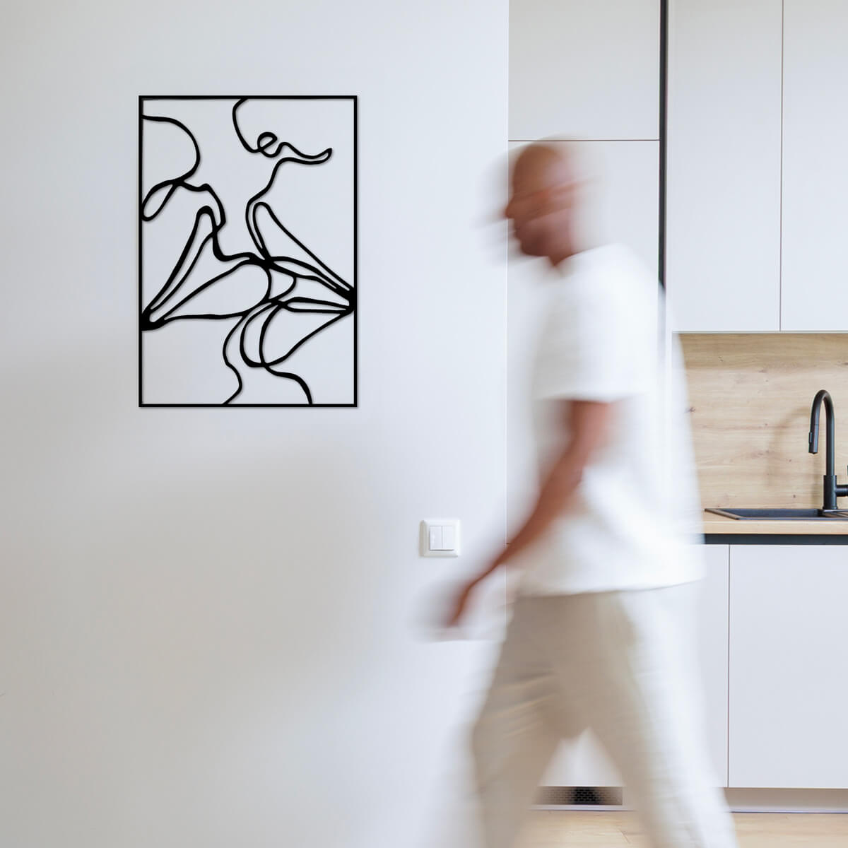 Golden Bond Metal Wall Art