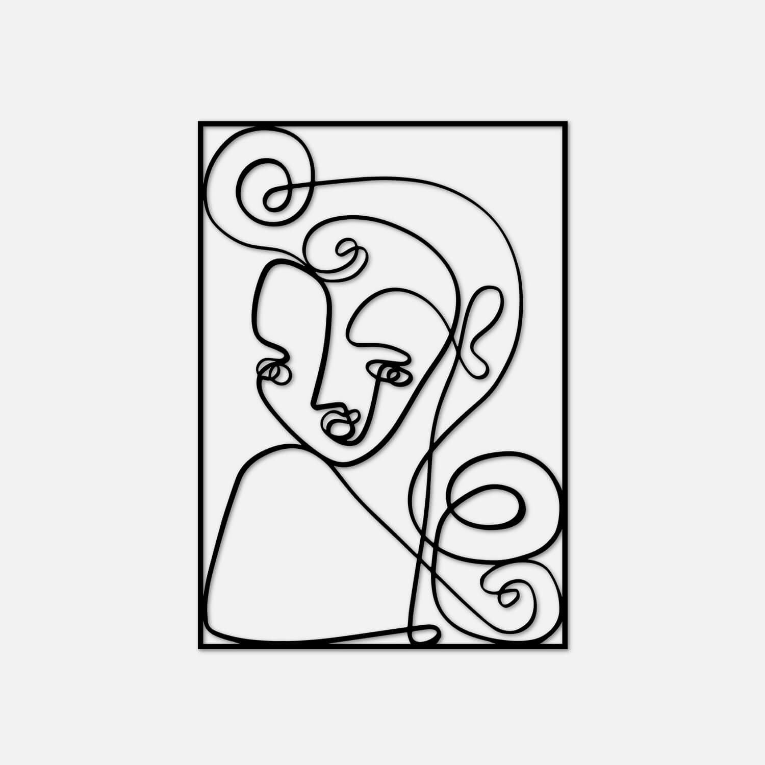 Framed Identity Metal Wall Art