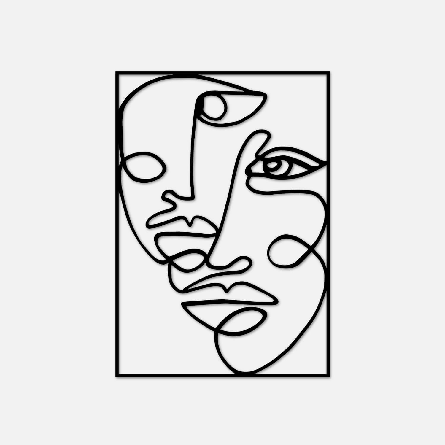 The Watcher Metal Wall Art