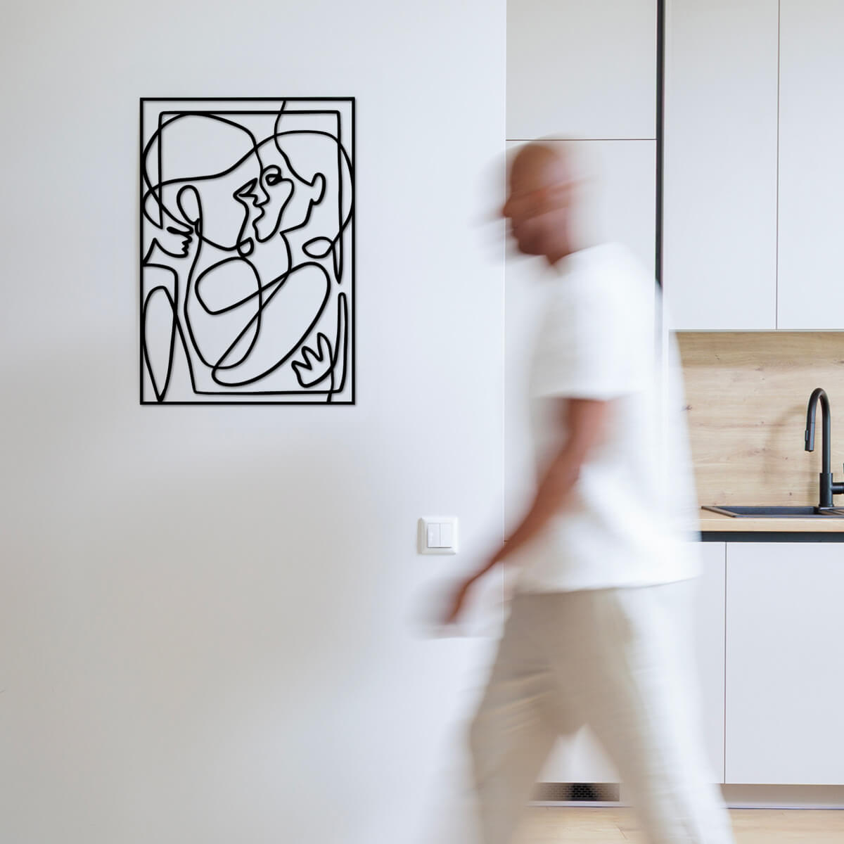 Love & Fire Metal Wall Art