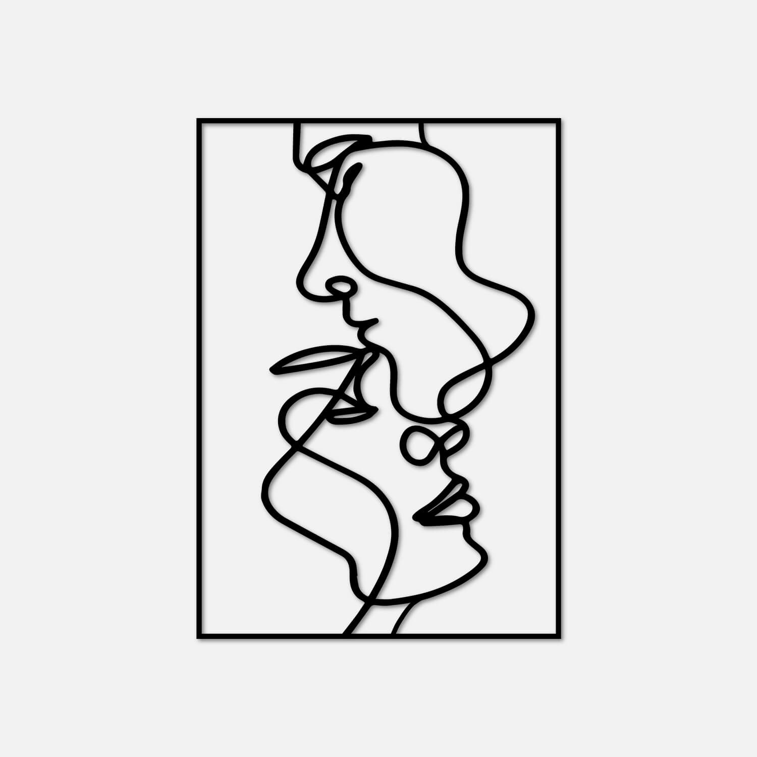 Lost in You Metal Wall Art