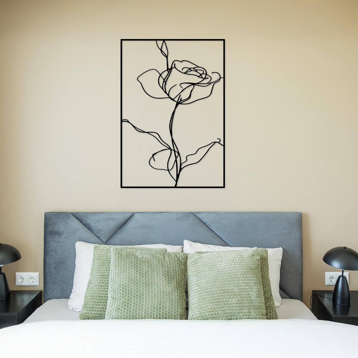Rose Essence Metal Wall Art