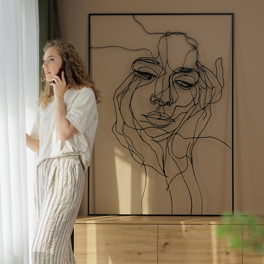 Emotive Strokes Metal Wall Art