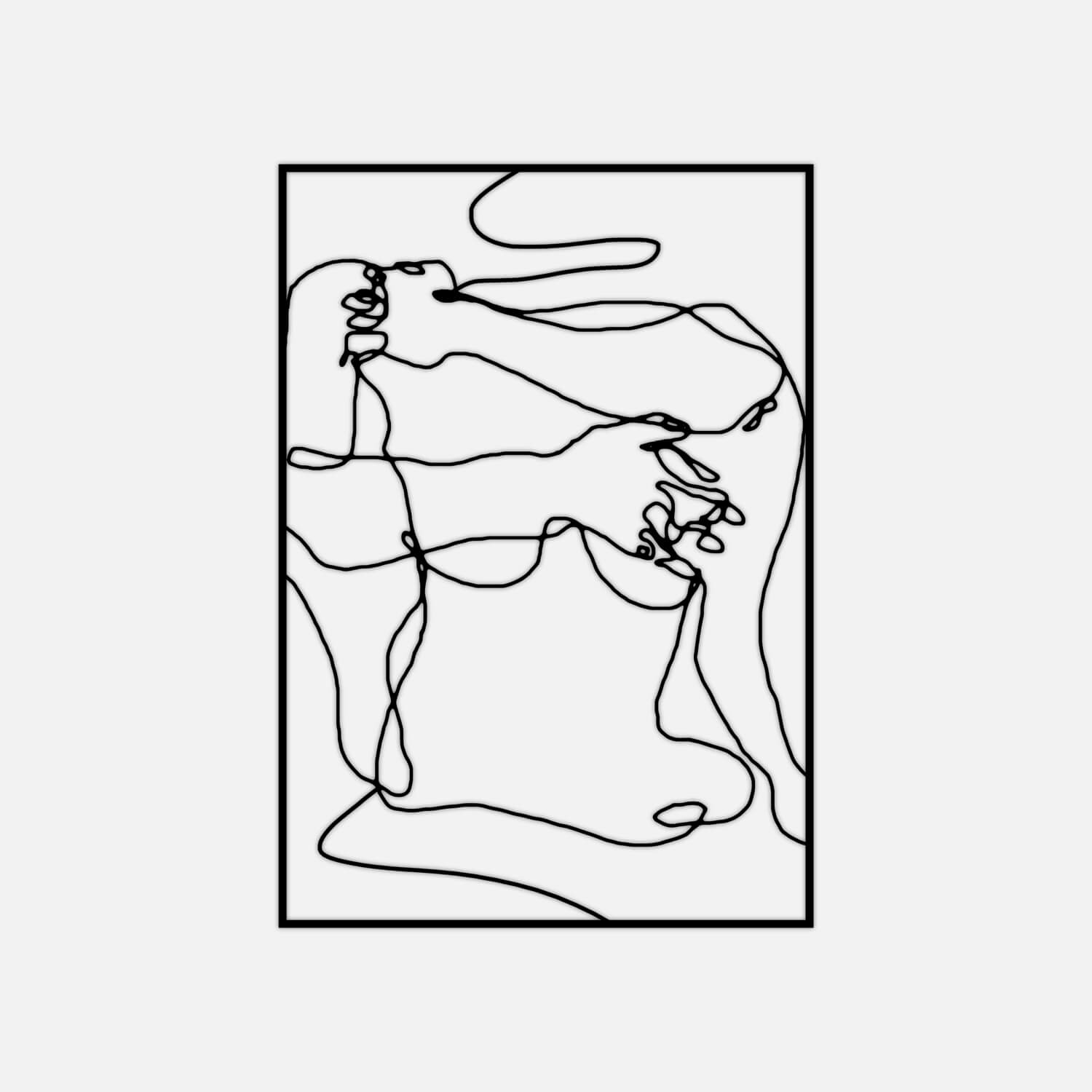 Soft Obsession Metal Wall Art