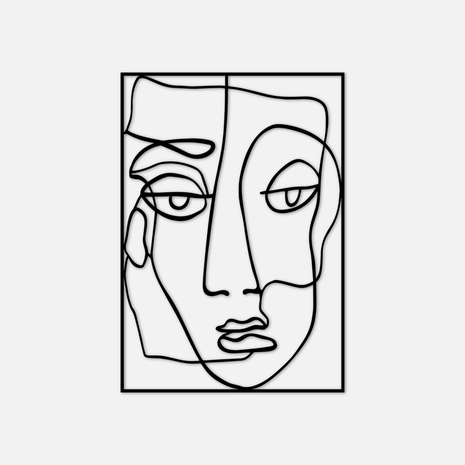 Broken Symmetry Metal Wall Art