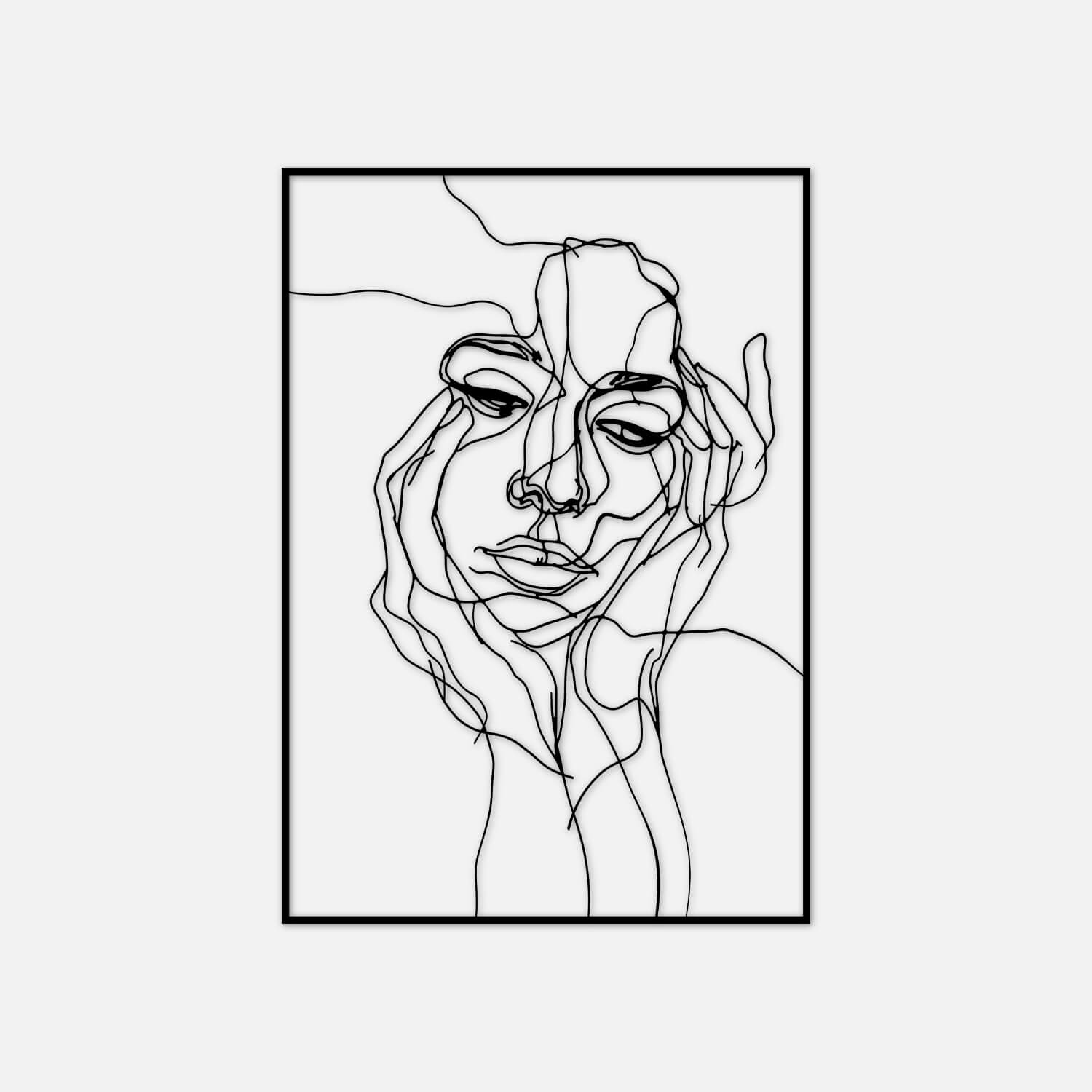 Emotive Strokes Metal Wall Art